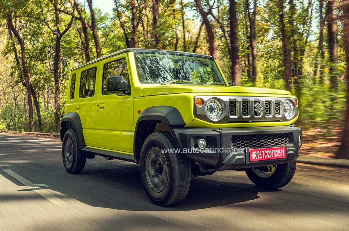 Maruti Jimny front quarter tracking