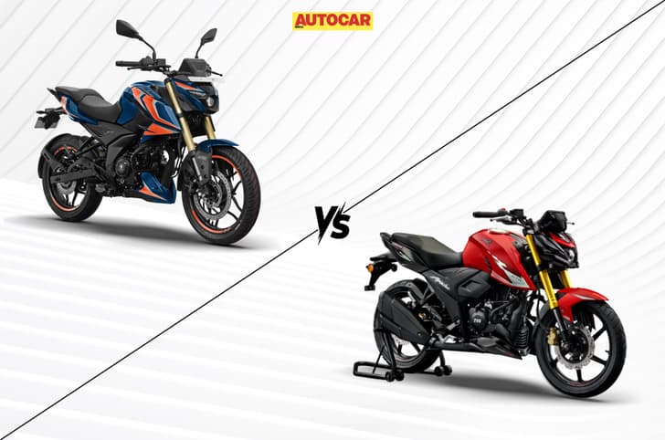 Bajaj Pulsar N160 (4V) vs TVS Apache RTR 160 4V: Price and spec comparison