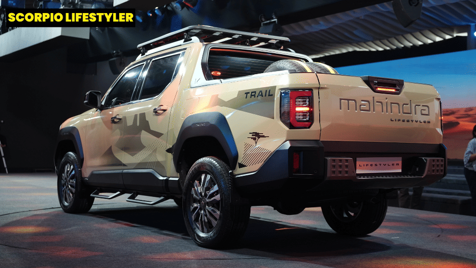 Mahindra Scorpio Lifestyler rear quarter static