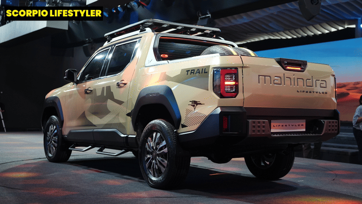Mahindra Scorpio Lifestyler rear quarter static Mahindra Scorpio Lifestyler rear quarter static