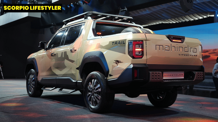 Mahindra Scorpio Lifestyler rear quarter static Mahindra Scorpio Lifestyler rear quarter static