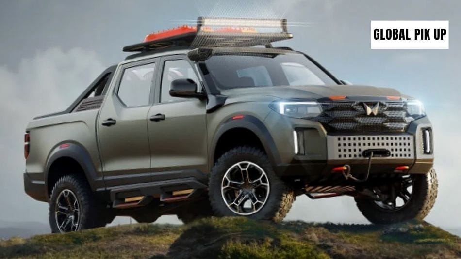 Mahindra Global Pik Up concept front quarter static