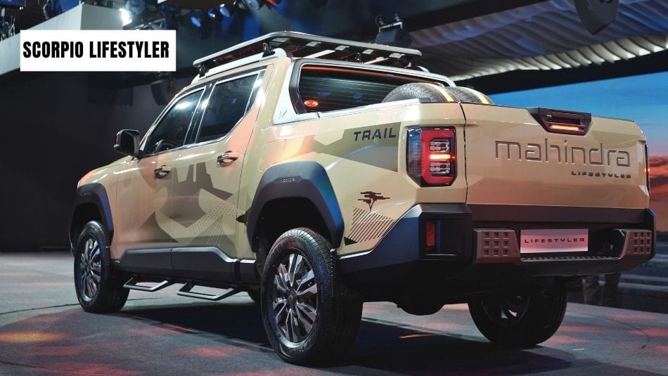 Mahindra Scorpio Lifestyler rear quarter static