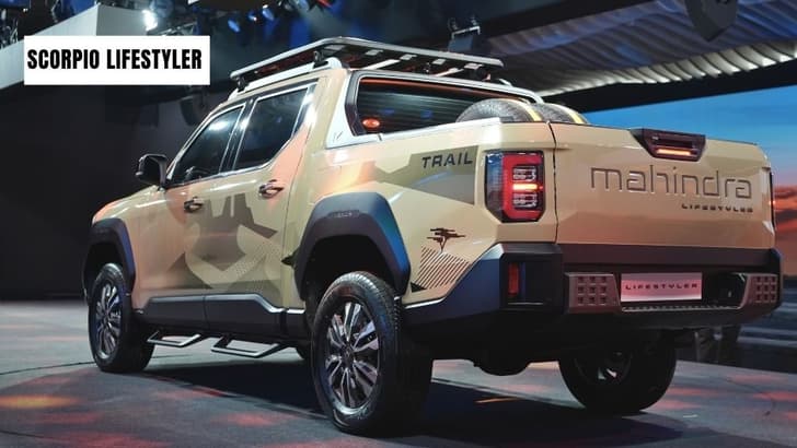 Mahindra Scorpio Lifestyler rear quarter static