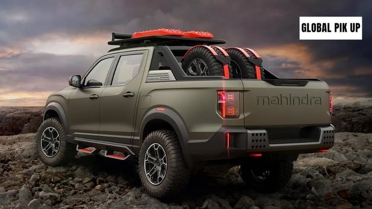 Mahindra Global Pik Up concept rear quarter static