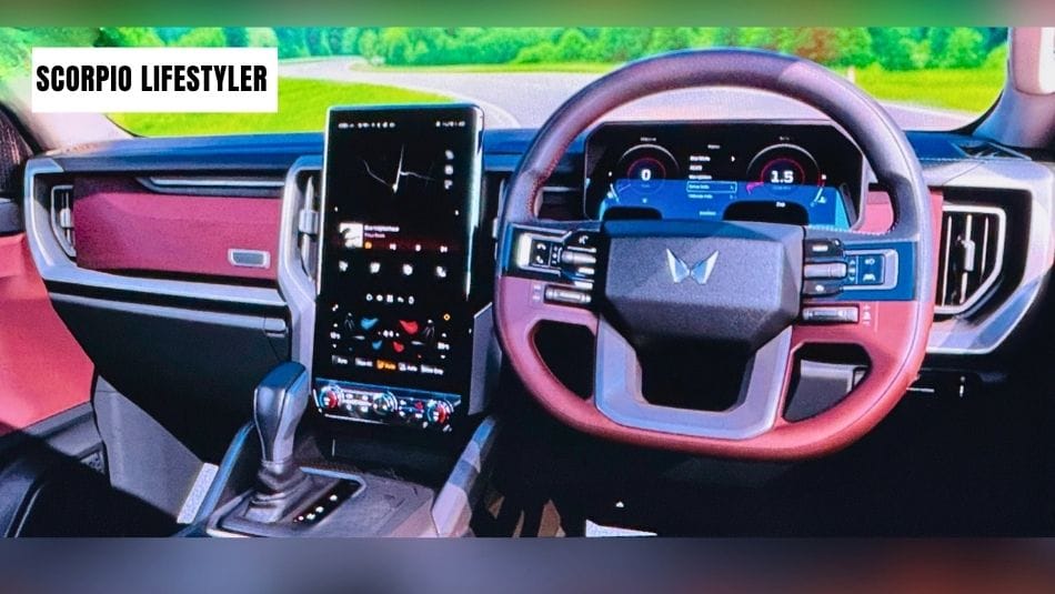 Mahindra Scorpio Lifestyler dashboard design