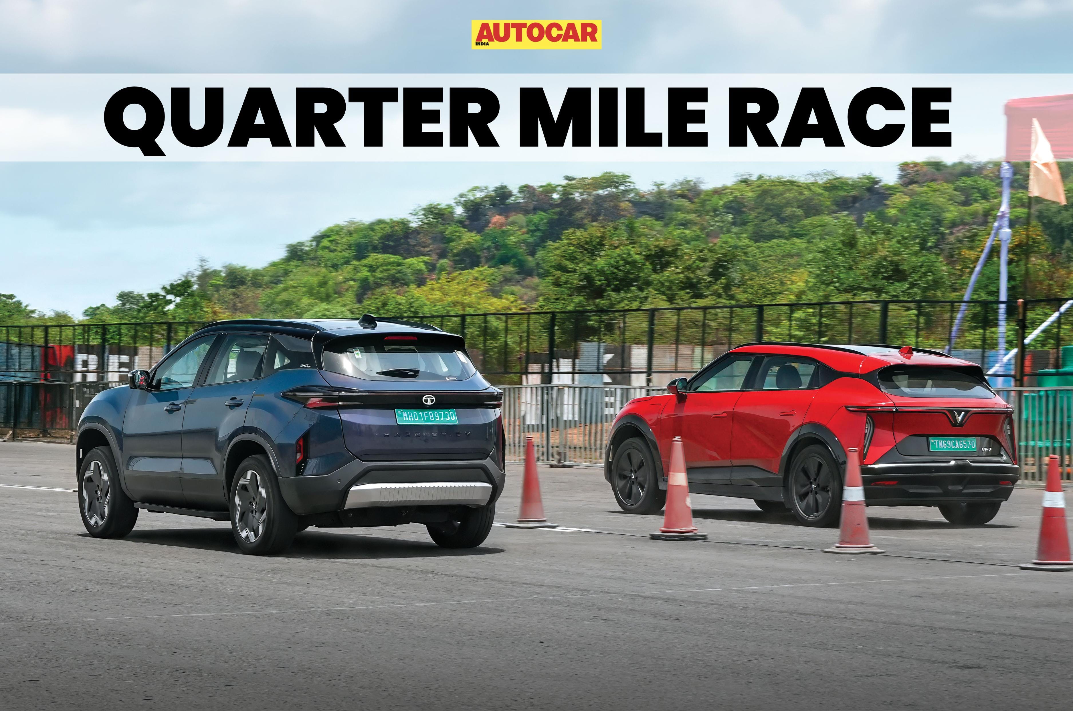 Tata Harrier EV vs Vinfast VF 7 performance 