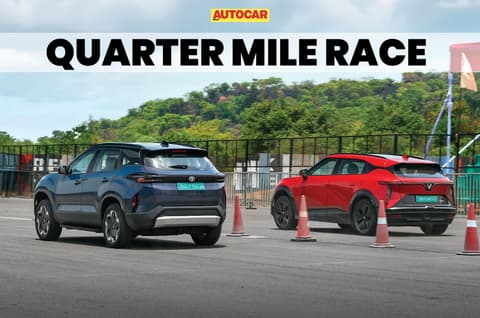 Tata Harrier EV vs Mahindra XEV 9e vs Vinfast VF7: Quarter mile race