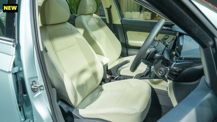 New Skoda Slavia front seats