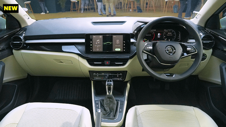 New Skoda Slavia dashboard