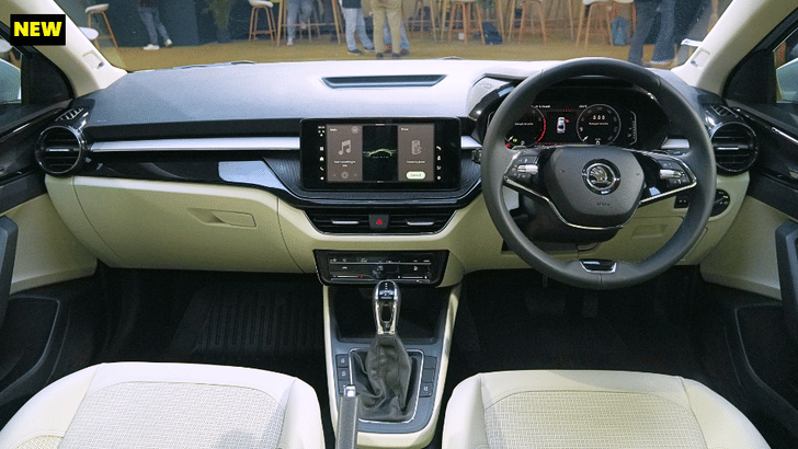 New Skoda Slavia dashboard