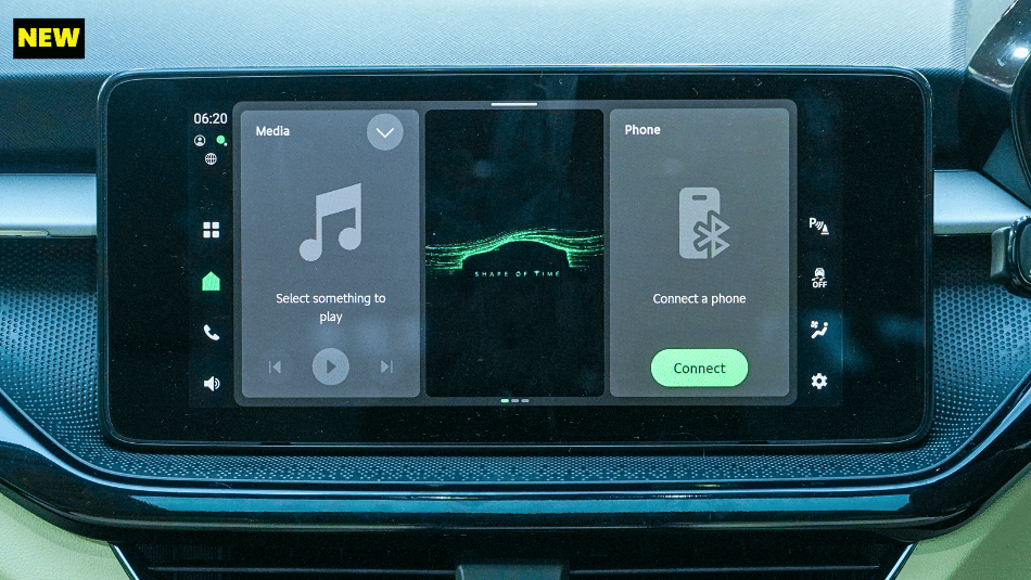 New Skoda Slavia touchscreen