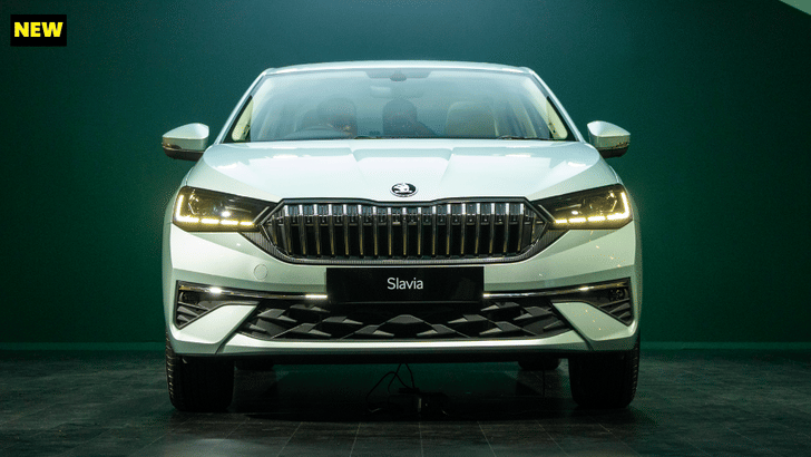 New Skoda Slavia front