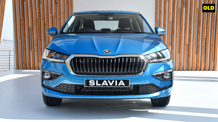 Old Skoda Slavia front