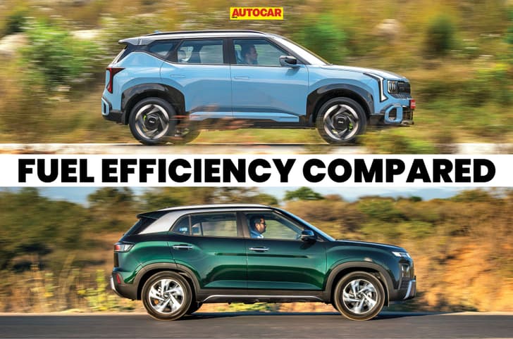 Kia Seltos vs Hyundai Creta turbo-DCT real-world mileage comparison