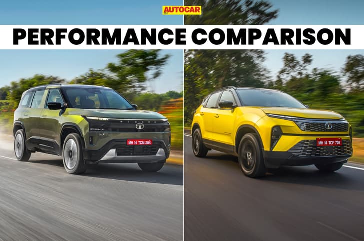 Tata Sierra vs Harrier: Diesel AT performance compared