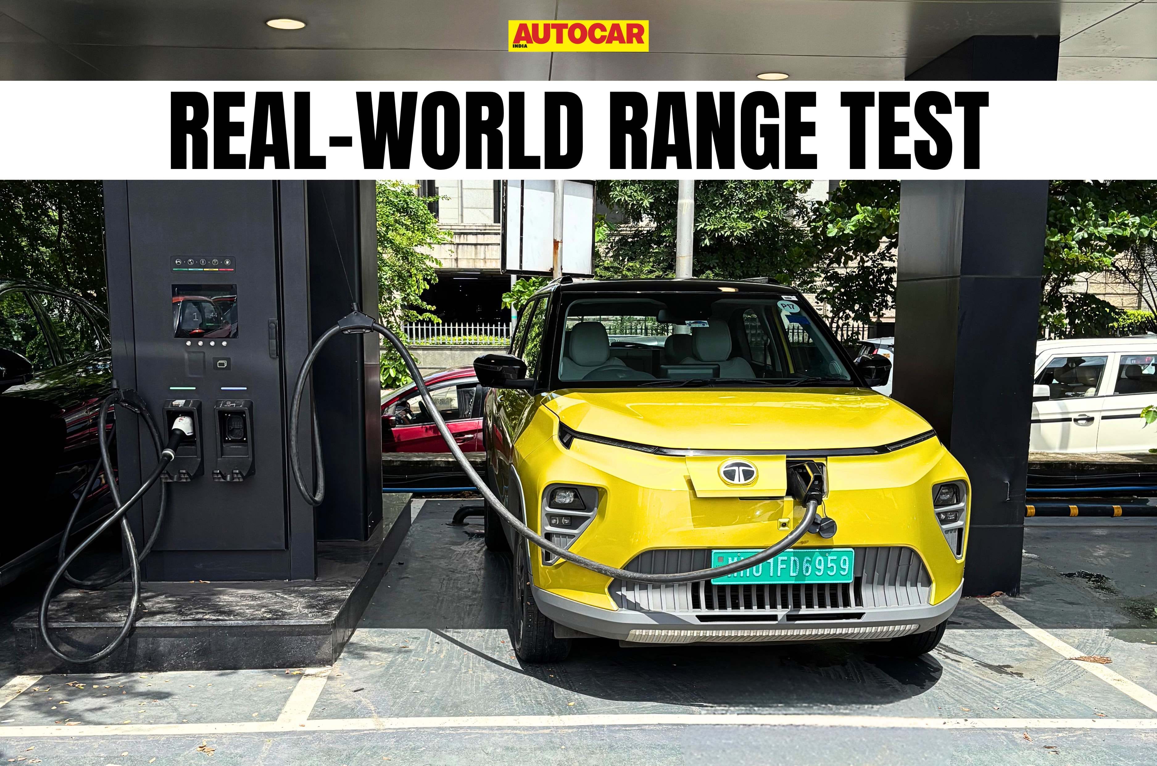 Tata Punch EV real world range 
