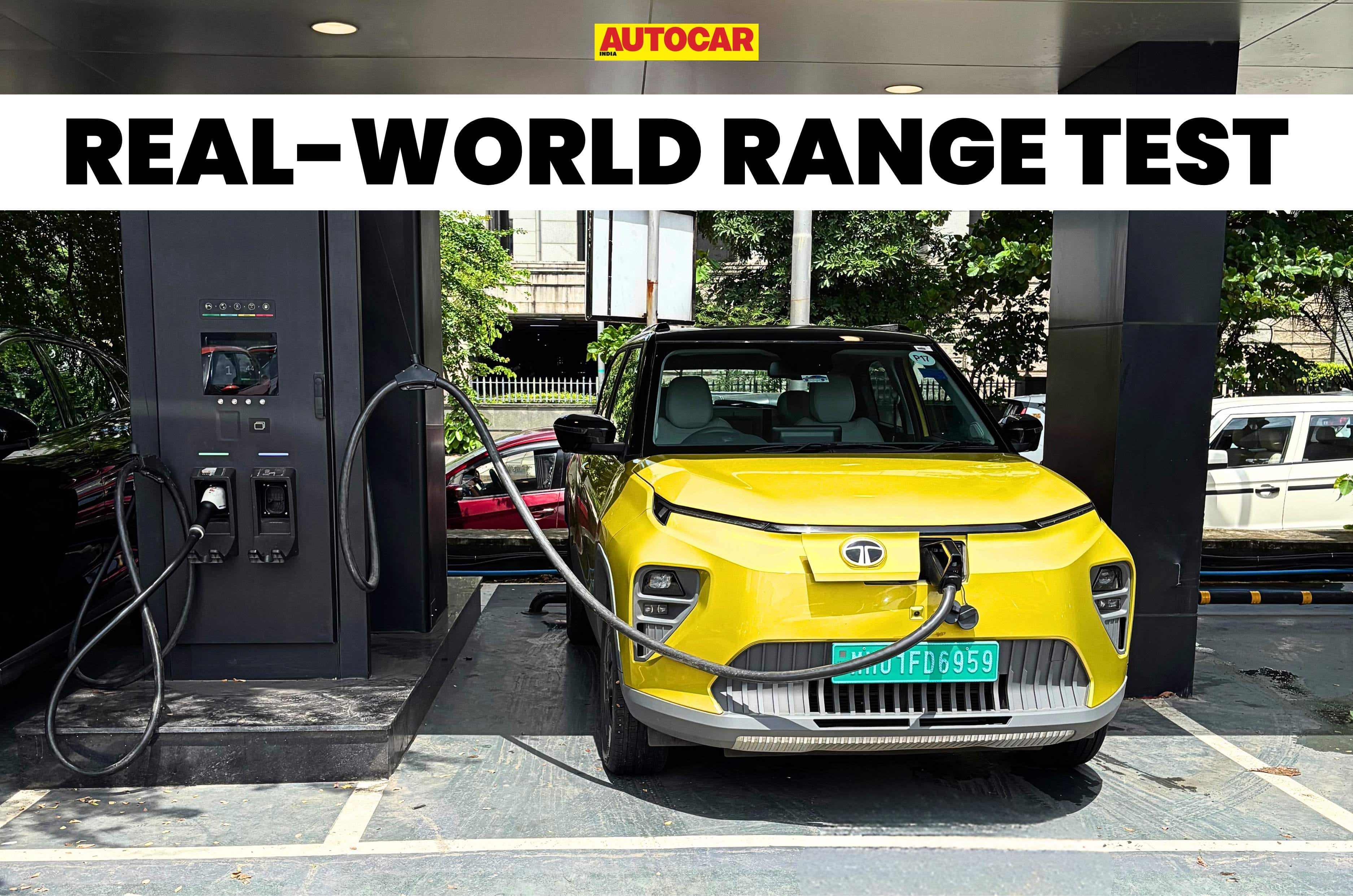 Tata Punch EV real world range 