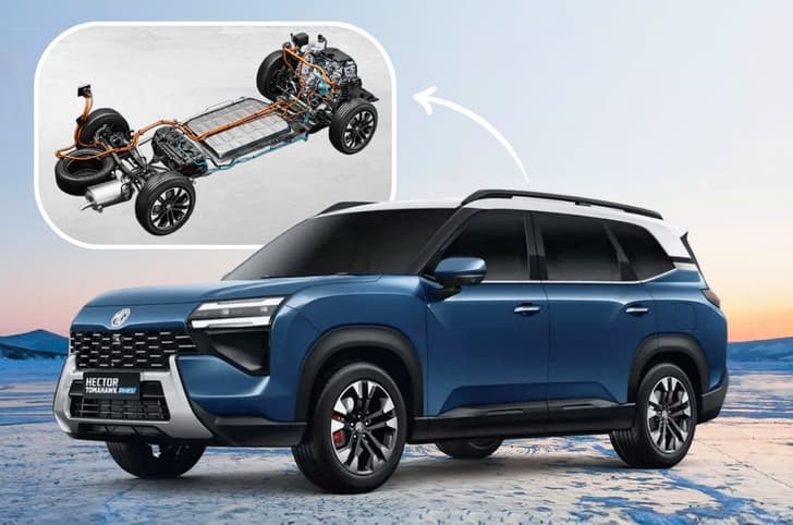 MG Hector Tomahawk PHEV powertrain explained