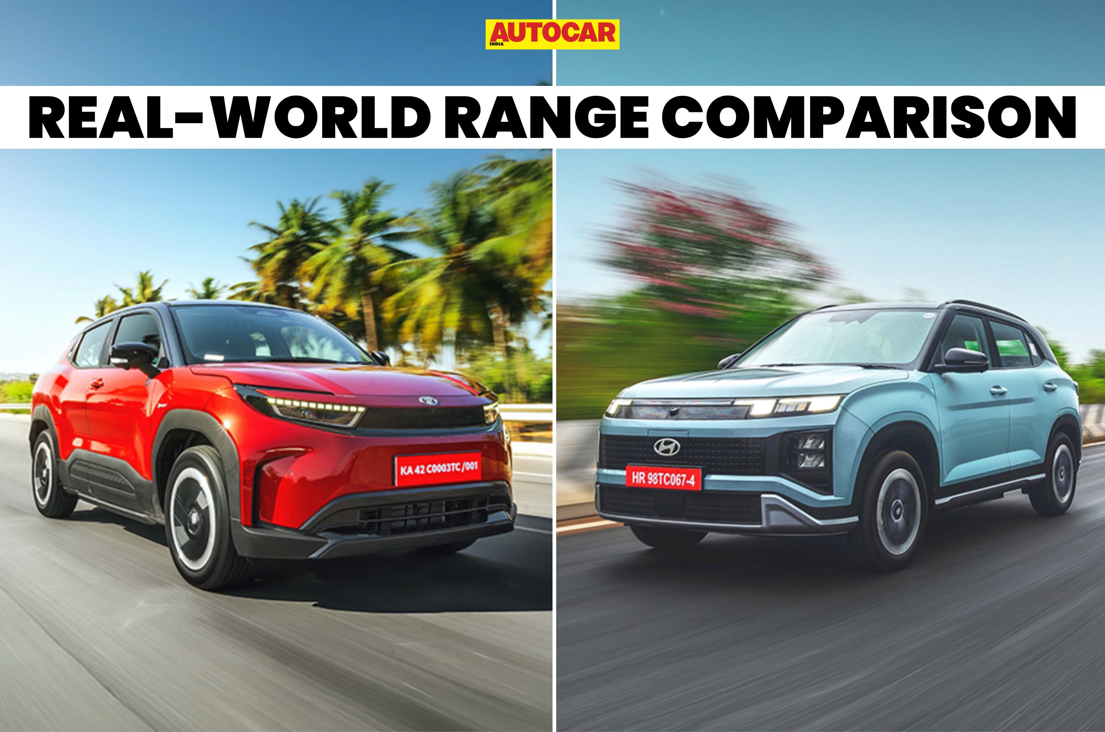 Toyota Ebella vs Hyundai Creta Electric real-world range compared