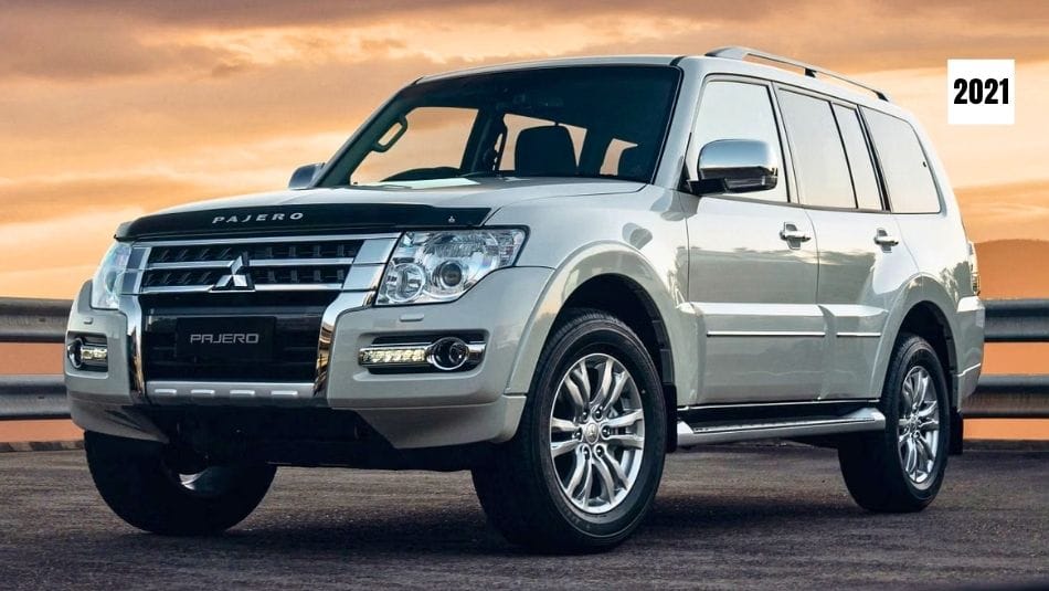 2021 Mitsubishi Pajero front quarter static