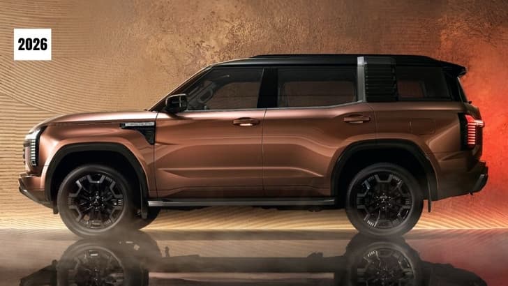 2026 Mitsubishi Pajero side static