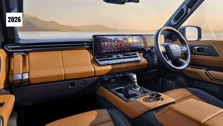 2026 Mitsubishi Pajero dashboard