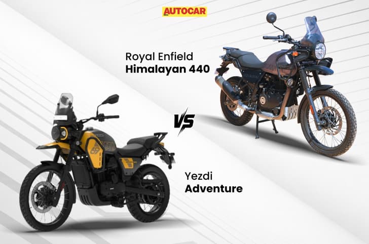 RE Himalayan 440 vs Yezdi Adventure: Price and specifications compared