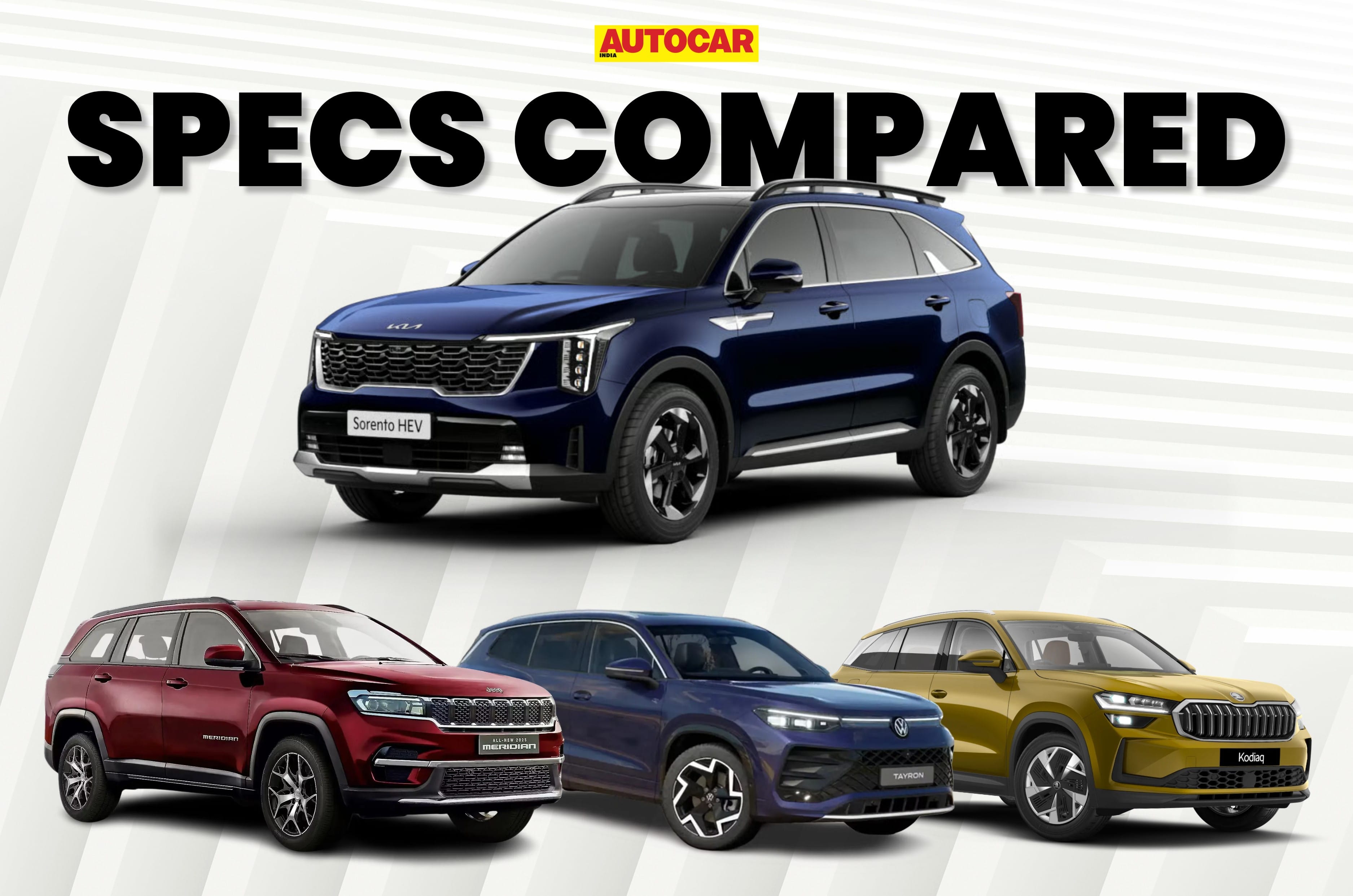 Kia Sorento vs rivals