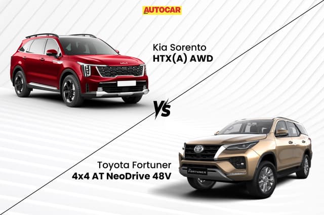 Kia Sorento vs Toyota Fortuner: Whose top-spec diesel variant offers more value?
