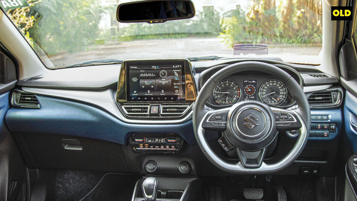 2022 Maruti Baleno dashboard