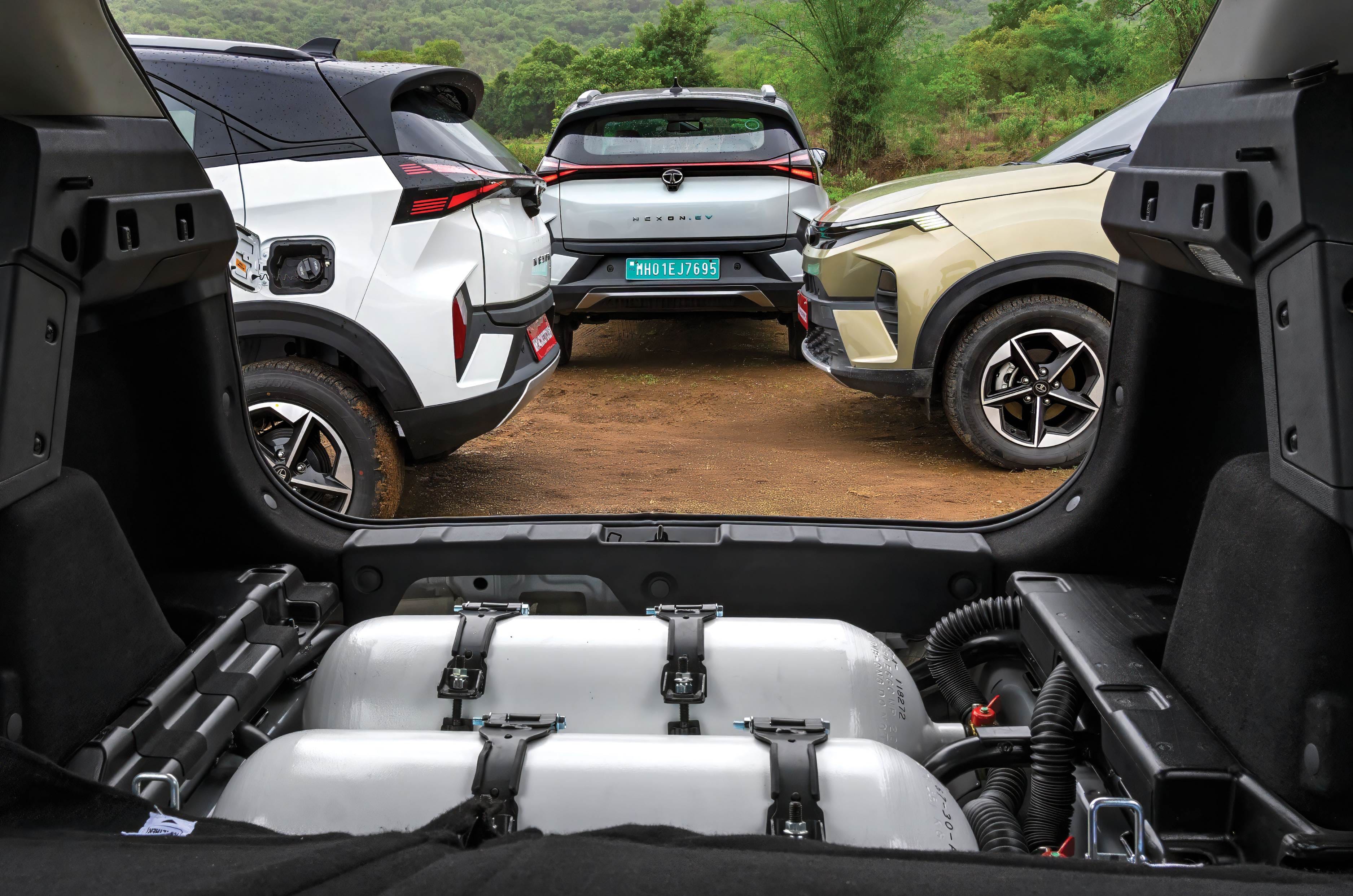So Tata Nexon petrol vs diesel vs CNG vs EV: Different strokes
