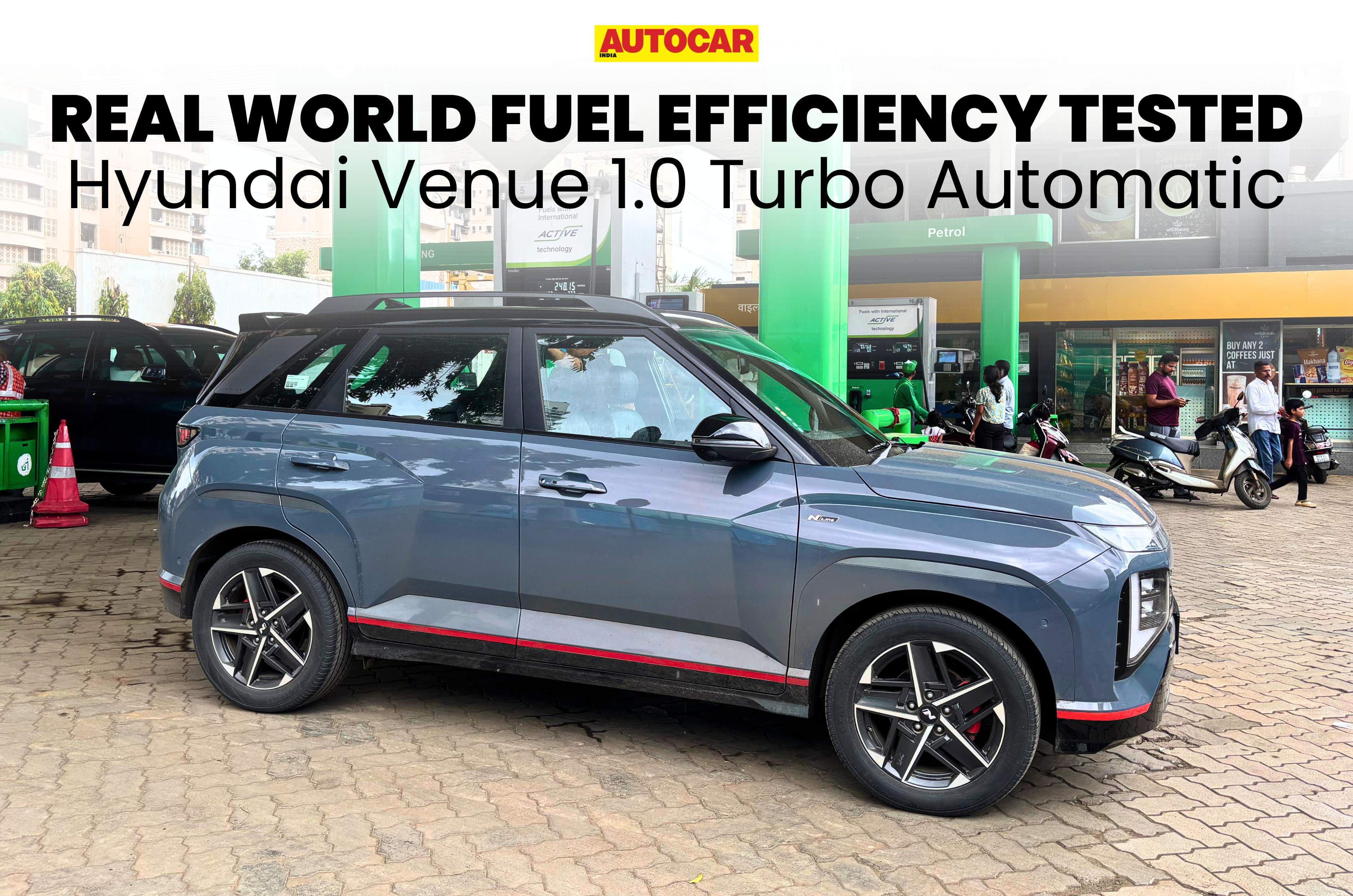Hyundai Venue turbo-automatic real world fuel economy tested, explained