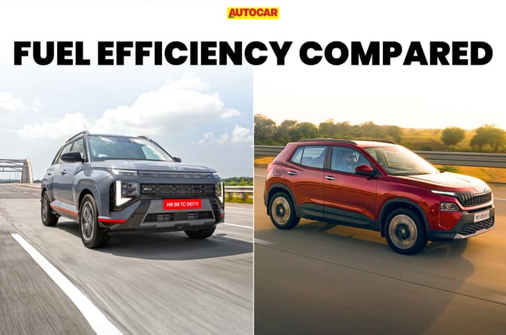 Hyundai Venue N Line vs Skoda Kylaq turbo-petrol automatic mileage compared Hyundai Venue N Line vs Skoda Kylaq turbo-petrol automatic mileage compared