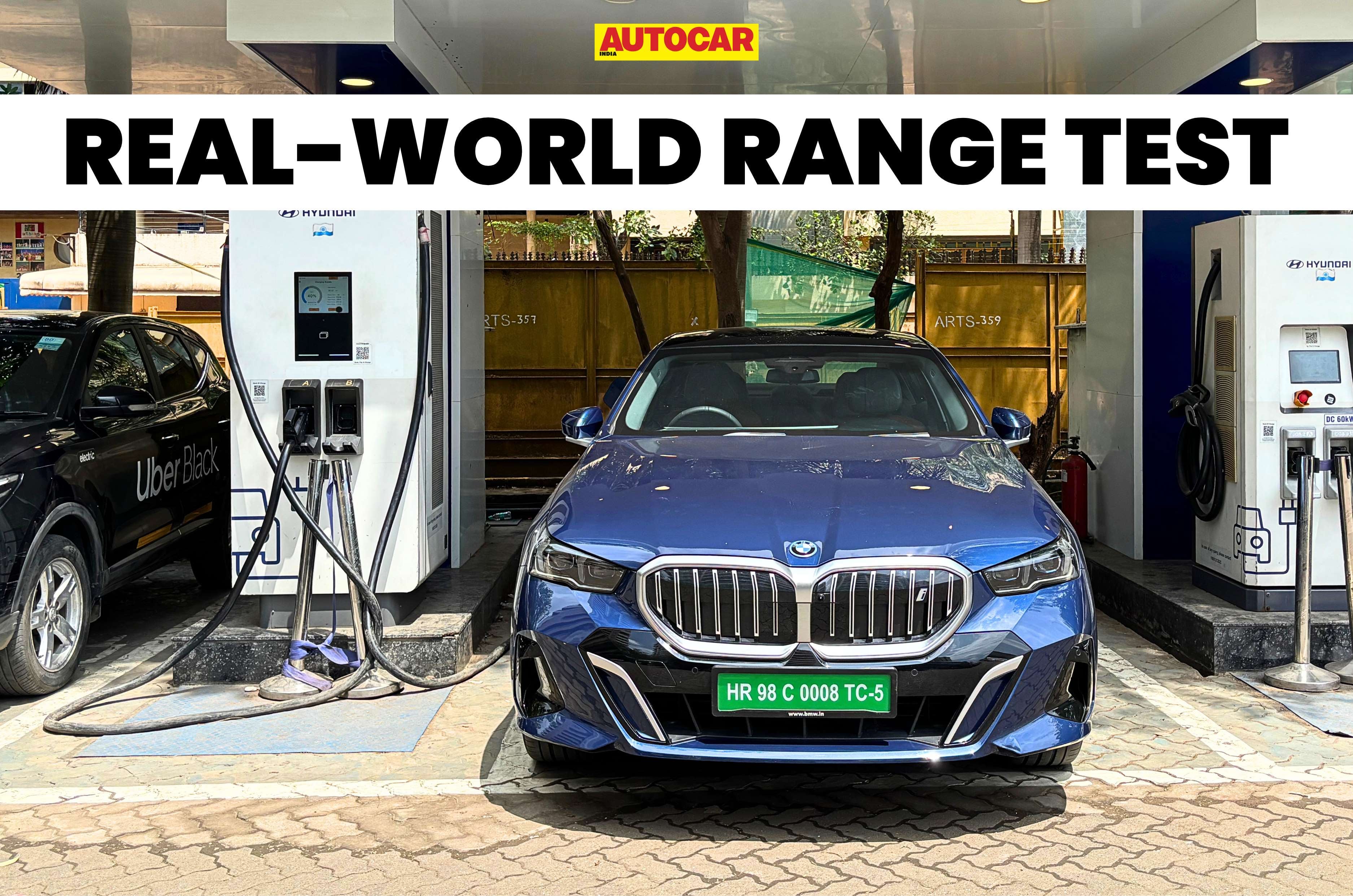 BMW i5 LWB charging 