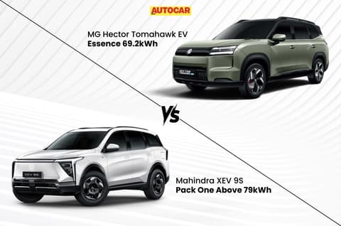 Top-spec MG Hector Tomahawk EV vs base-spec Mahindra XEV 9S compared