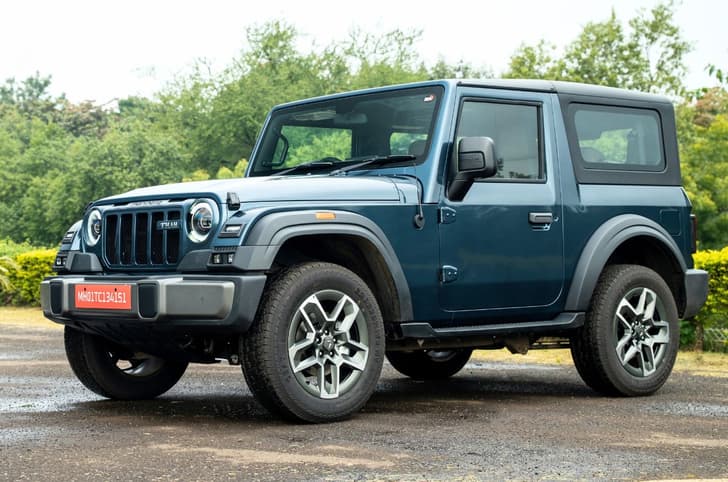 Mahindra Thar OG front quarter static
