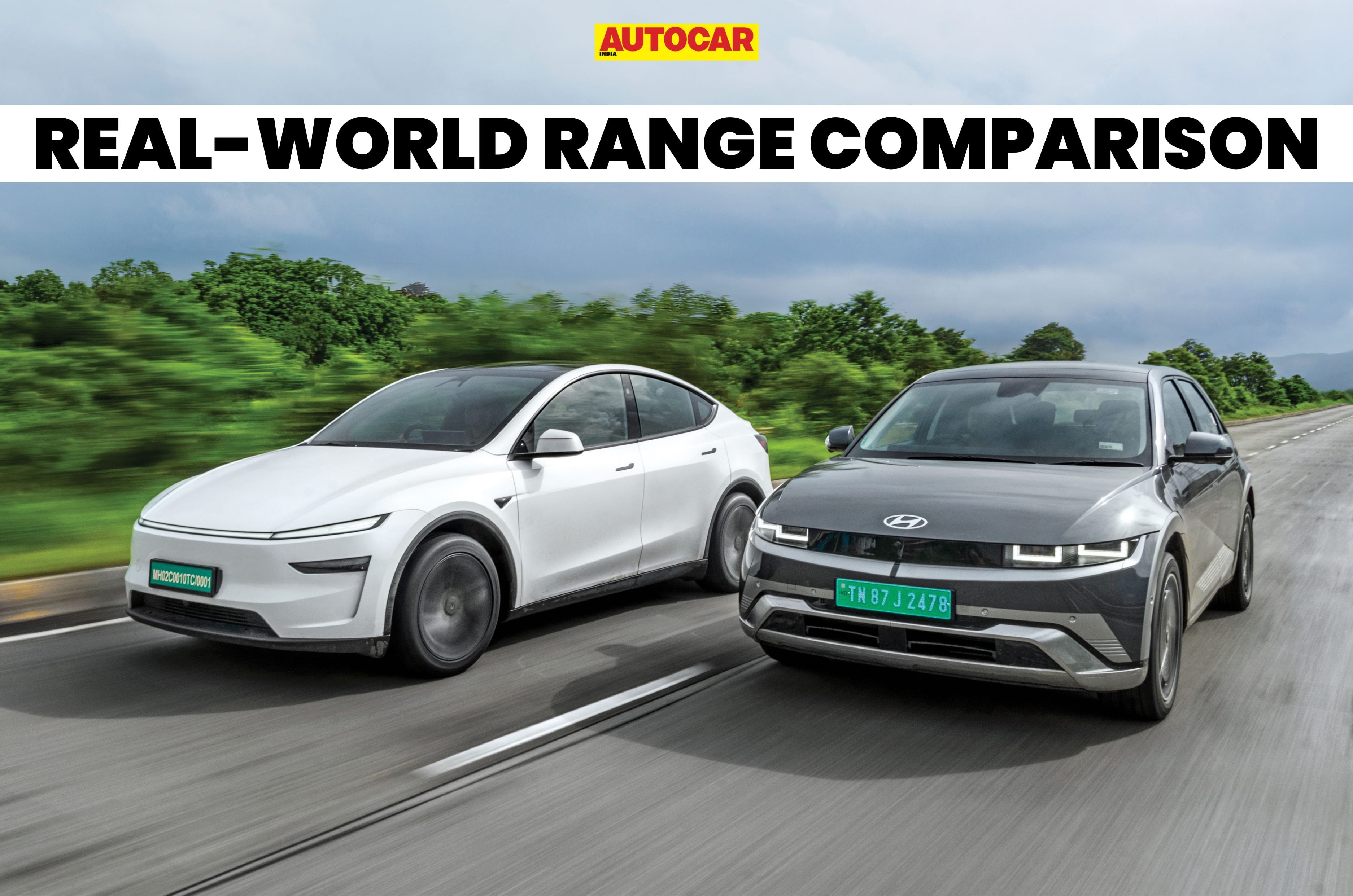 Hyundai Ioniq 5 vs Tesla Model Y real-world range compared
