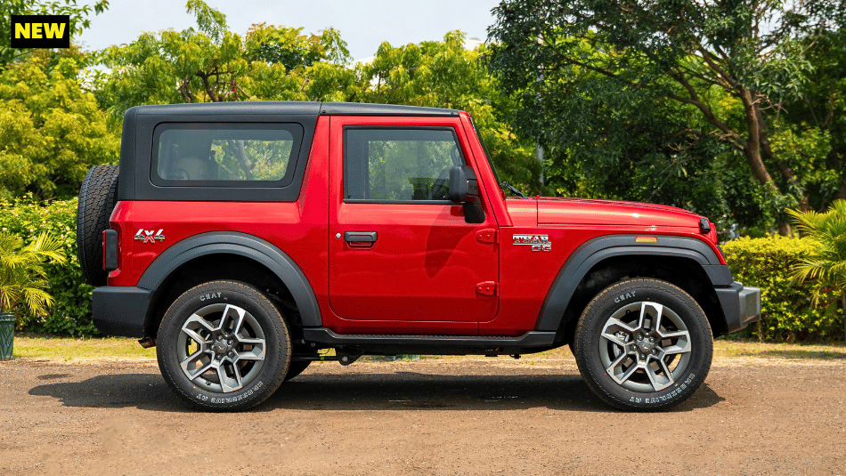 New Mahindra Thar OG side