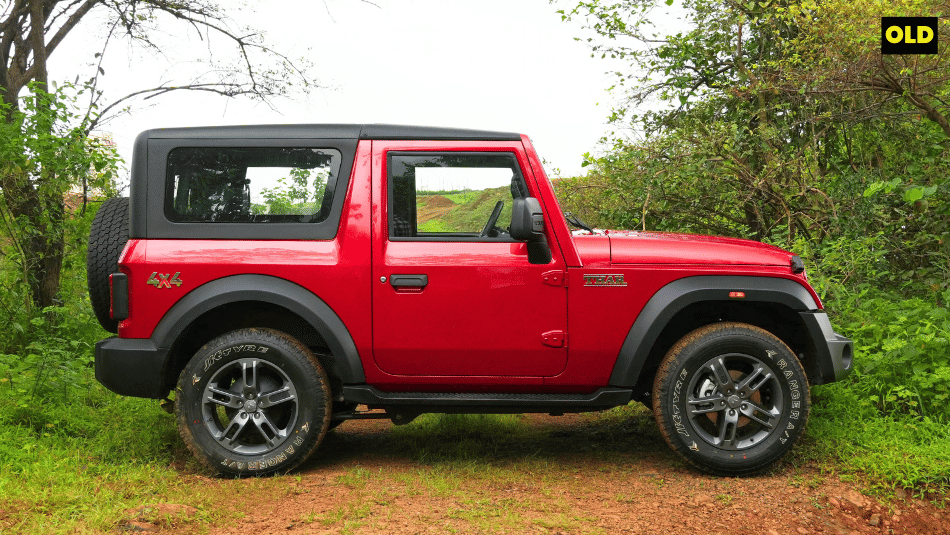 Old Mahindra Thar side
