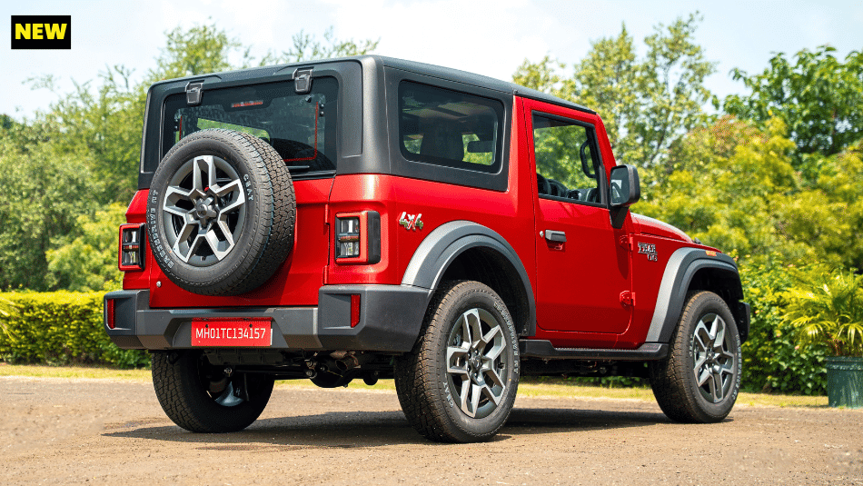 New Mahindra Thar OG rear quarter