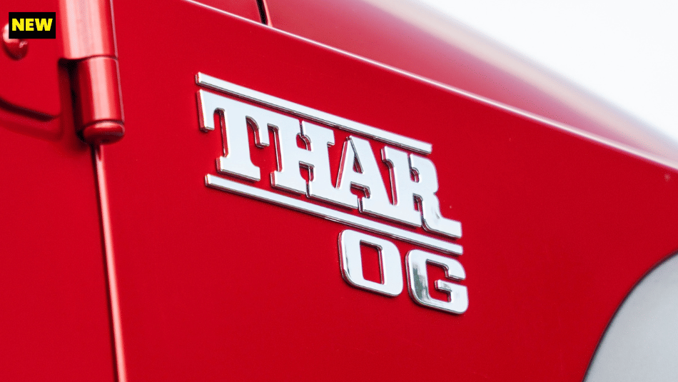 New Mahindra Thar OG badge