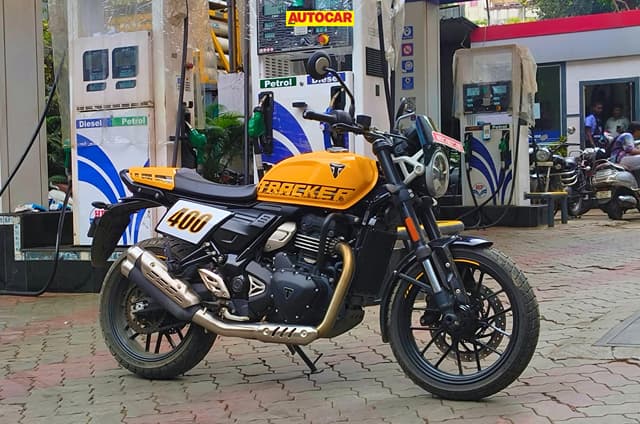 350cc Triumph Tracker 400 mileage tested and explained