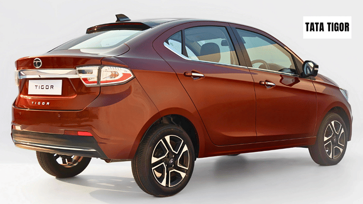 Tata Tigor rear quarter static