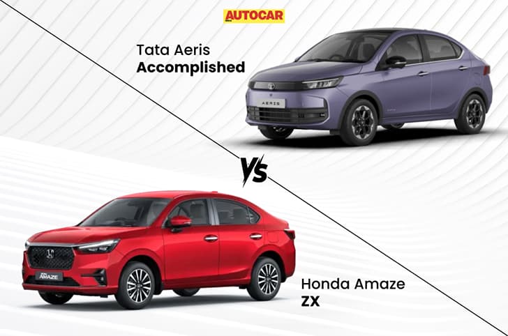 Tata Aeris vs Honda Amaze Tata Aeris vs Honda Amaze