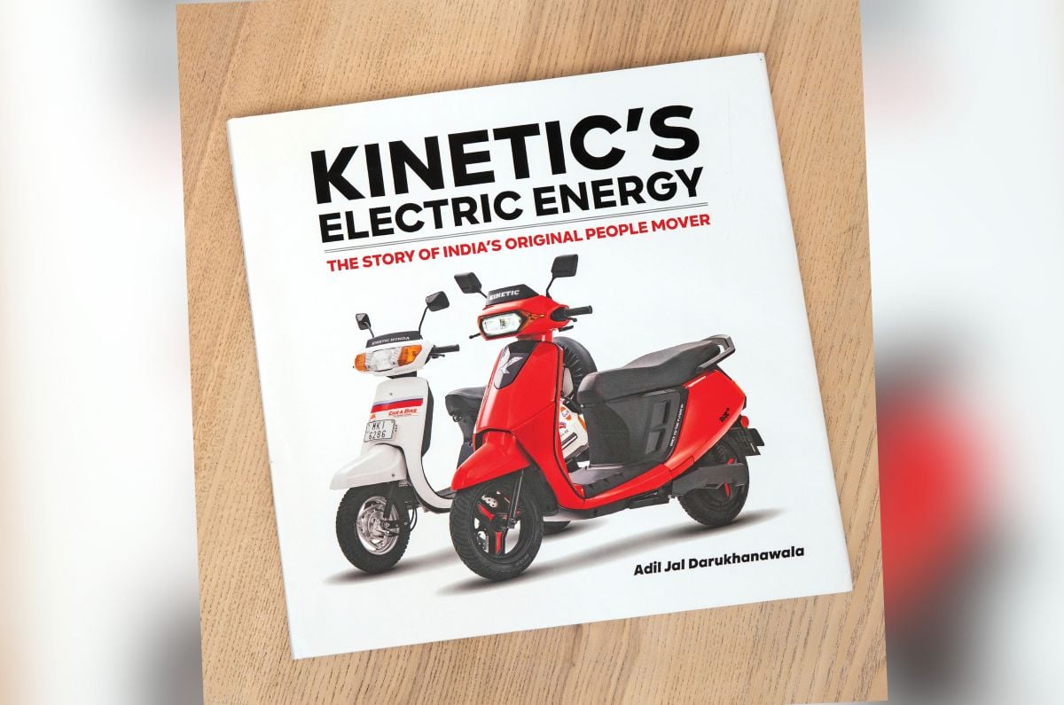 Kinetic's Electric Energy coffee table book on coffee table