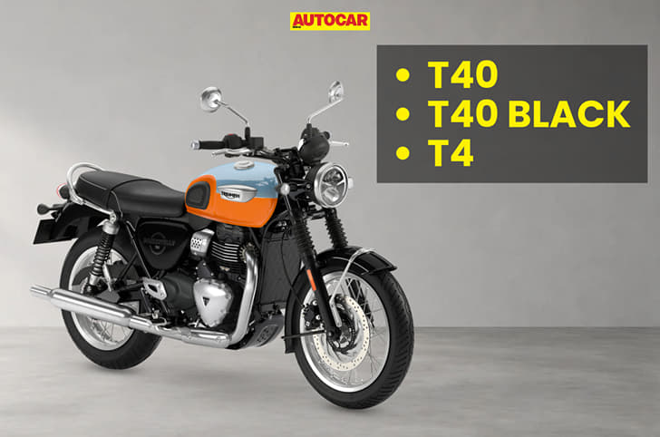 350cc Triumph Bonneville variant breakdown graphic