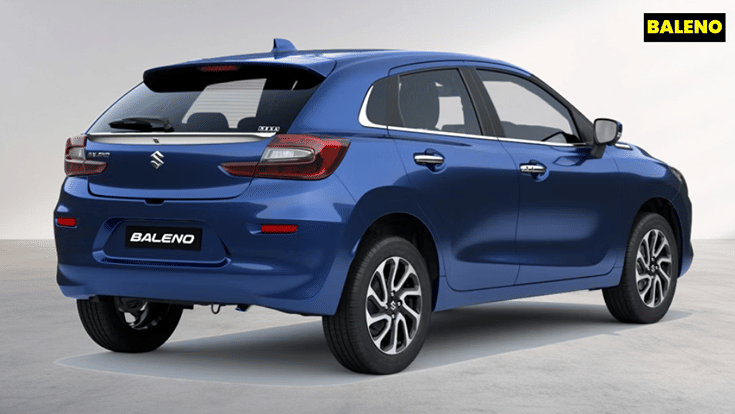 Maruti Baleno rear quarter static