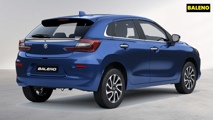Maruti Baleno rear quarter static Maruti Baleno rear quarter static