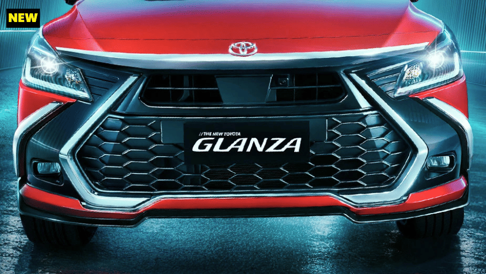New Toyota Glanza front bumper